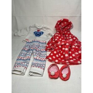 Our generation 18 inch doll pajamas with robe and‎ slippers